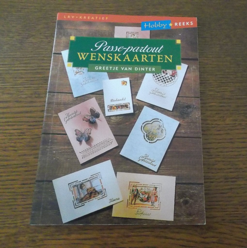 Passe-partout wenskaarten / Greetje van Dinter, Ophalen, Nieuw, Overige onderwerpen, Greetje van Dinter