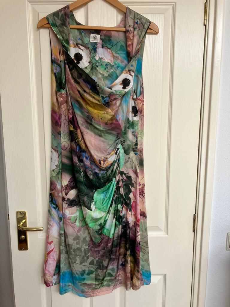 Jurk - Container - XL, Kleding | Dames, Ophalen of Verzenden, Zo goed als nieuw, Maat 46/48 (XL) of groter, Onder de knie