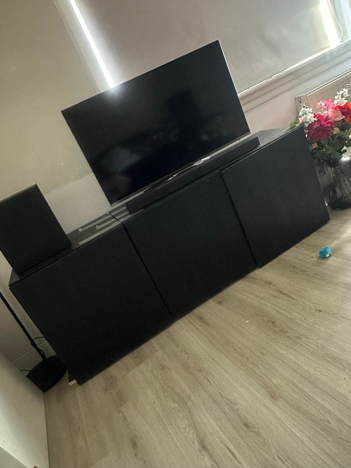 IKEA BESTÅ dressoir zwart, Ophalen, Overige materialen, Gebruikt, 150 tot 200 cm