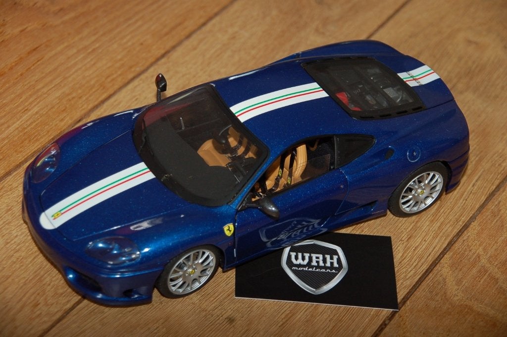 Ferrari 360 Challenge stradale blue Hotwheels elite USED WRH, Verzenden, Gebruikt, Auto, Hot Wheels