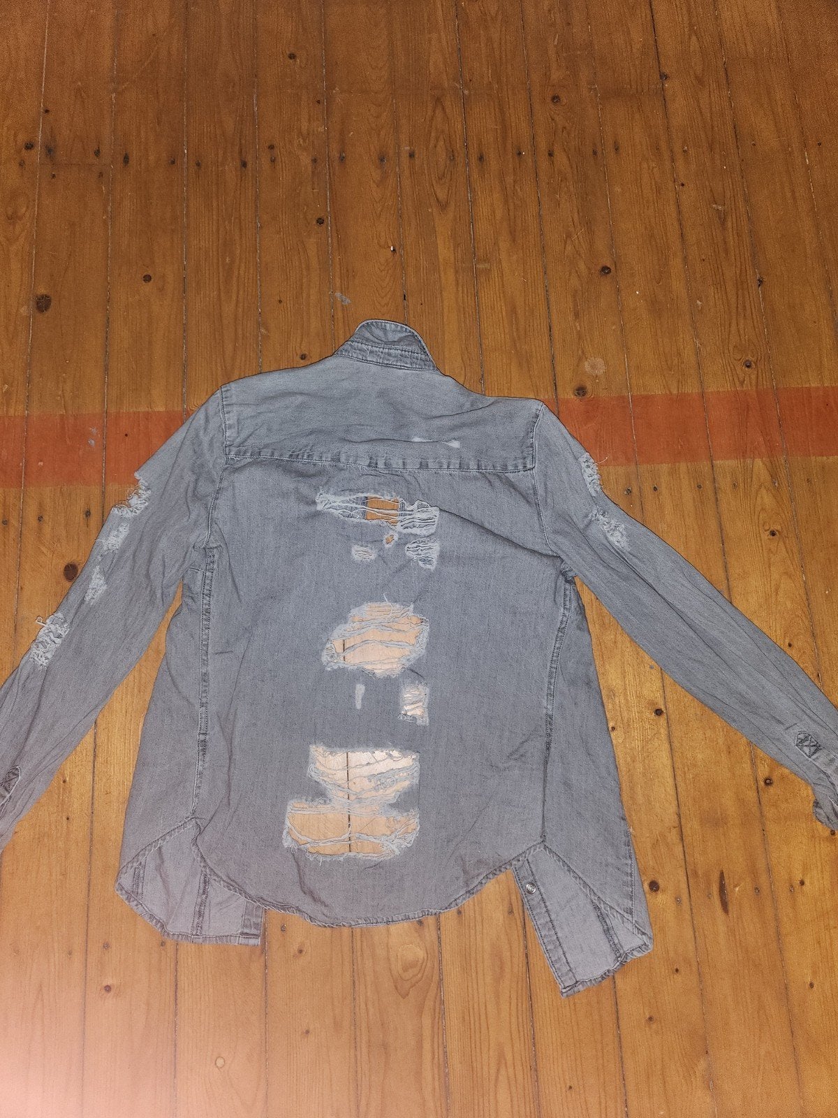 Denim & Co spijkerblouse maat 36, Ophalen of Verzenden, Denim & Co, Maat 36 (S), Grijs