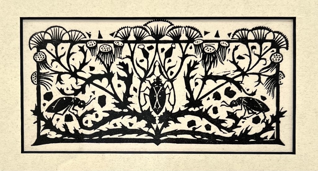 531. Houtsneden, G.W. Dijsselhof, 1928, Antiek en Kunst, Ophalen of Verzenden