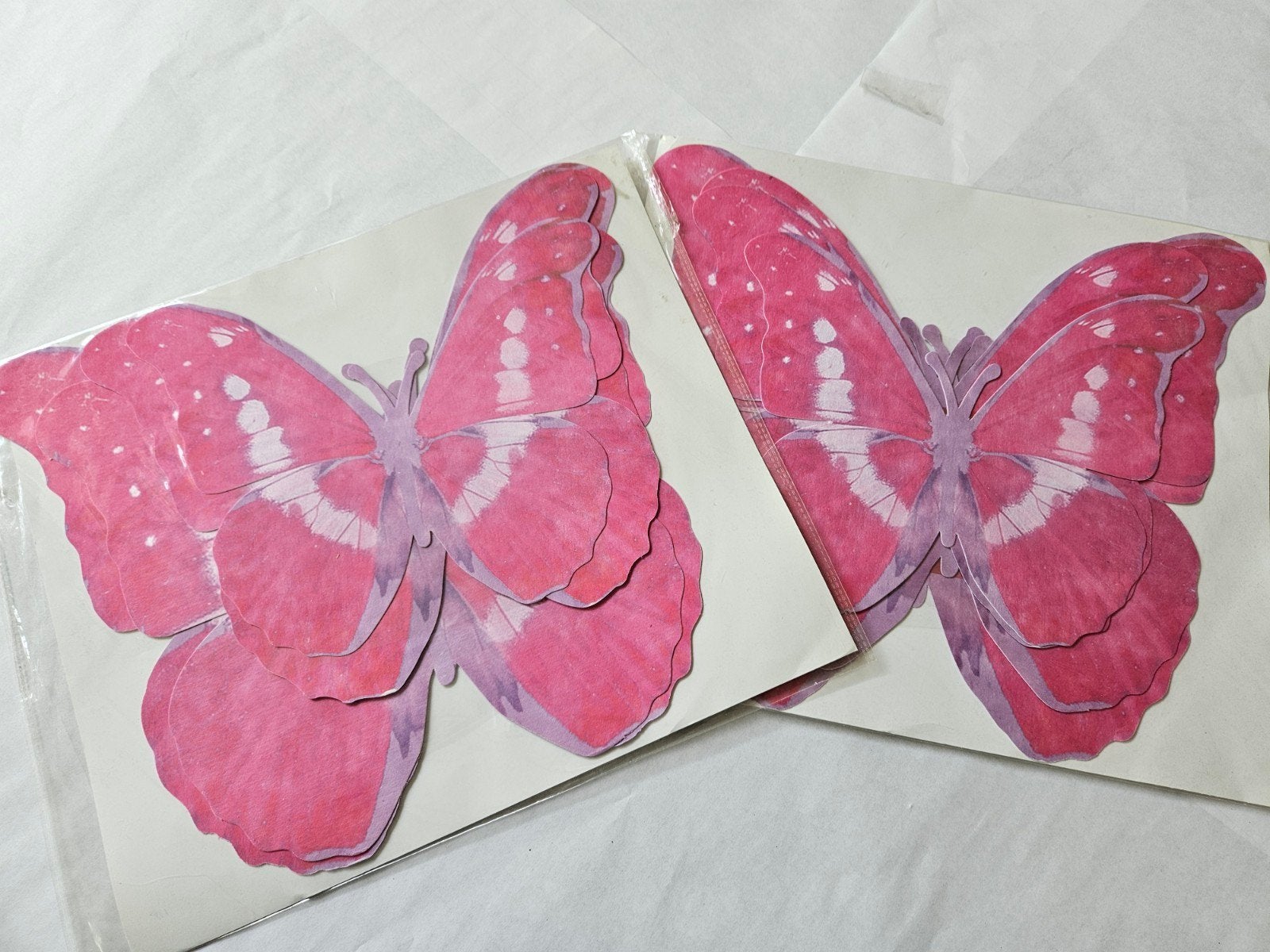 IKEA KÄRESTA Wanddecoratie Vlinders Roze (2 sets), Papier/karton, Ophalen of Verzenden, Roze, Modern