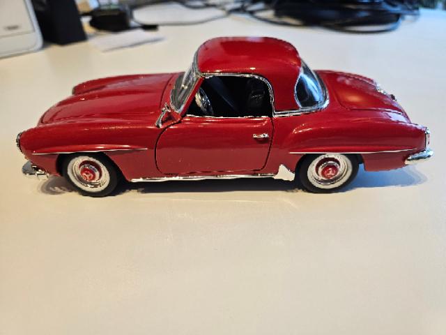 Mercedes-benz 190 SL 1/18, Ophalen of Verzenden, Gebruikt, Auto, ERTL