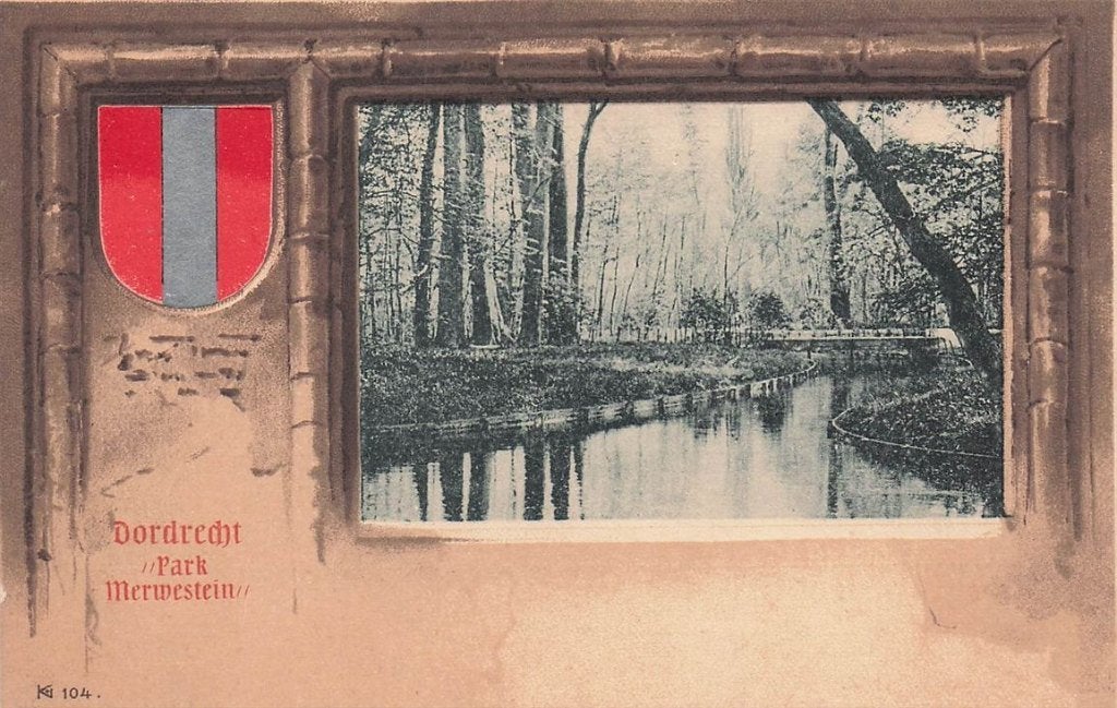 702-180-001 Dordrecht Park Merwestein, Verzenden, Voor 1920, Zuid-Holland