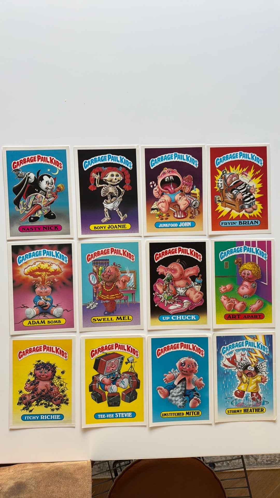 the garbadge pail kids giant stickers, Ophalen of Verzenden, Meerdere stickers