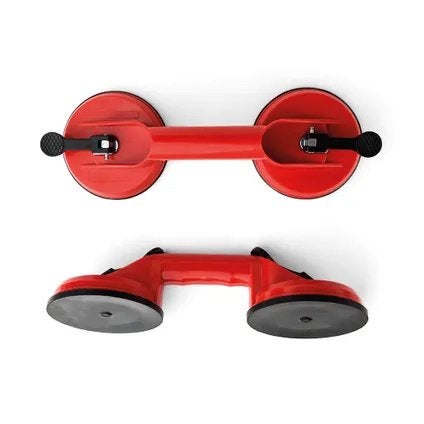 Set -Dubbele zuignap glasdrager - Rood/Oranje, Ophalen, Nieuw, Overige typen, Overige merken
