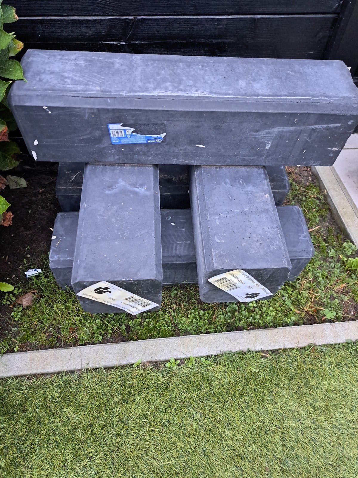 Elephant Betonpoer recht 150x150x600mm Antraciet, 100 liter of meer, Ophalen, Nieuw, Overige typen