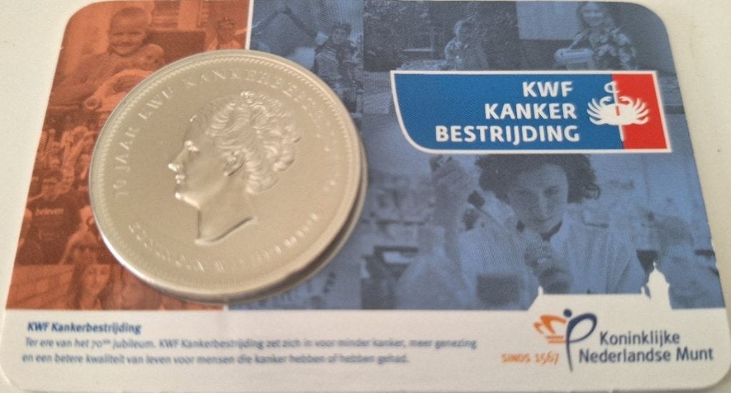 Coincard 2019 - KWF Kankerbestrijding Penning - BU, Postzegels en Munten, Verzenden, Overige landen, Overige waardes, Setje