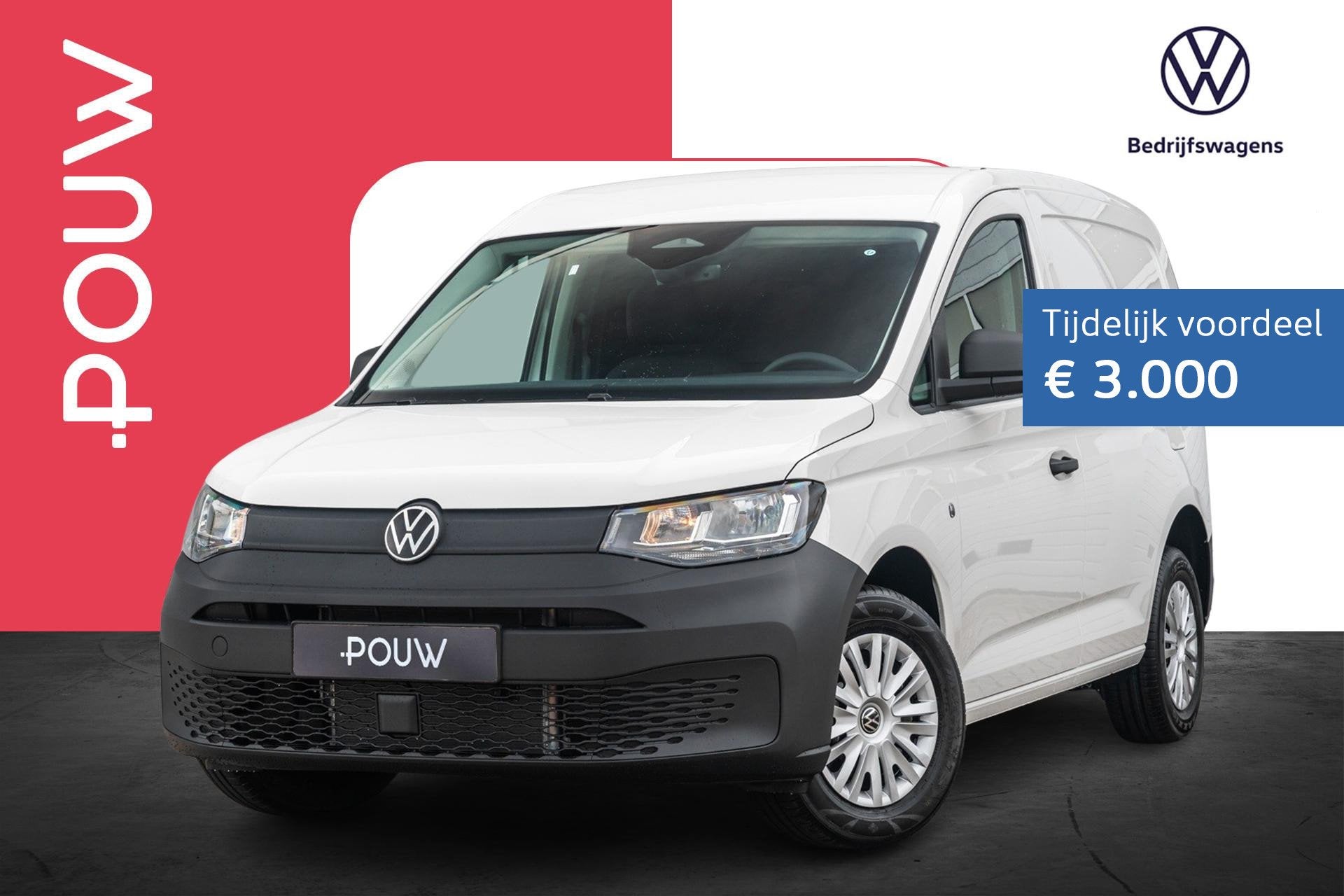 Volkswagen Caddy Cargo 2.0 TDI 75pk Comfort | Trekhaak | Air, Auto's, Voorwielaandrijving, 12 maanden, Stof, 4 cilinders