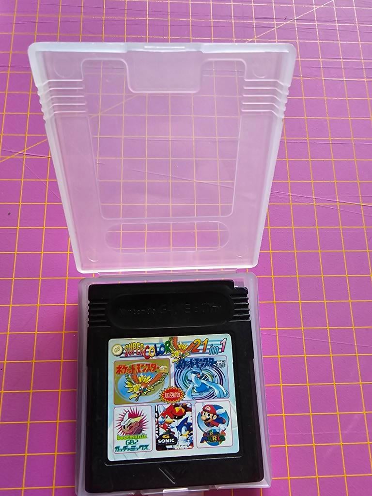 Gameboy Multicart 21-in-1 met Pokémon, Mario, Sonic, Gebruikt, Overige genres, 1 speler, Ophalen of Verzenden