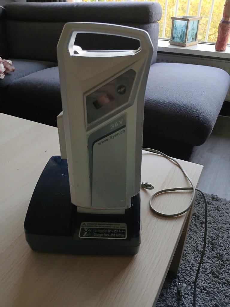 Goede 36V accu - lader en flyer e bike Vaste prijs, Fietsen en Brommers, Elektrische fietsen, Ophalen of Verzenden