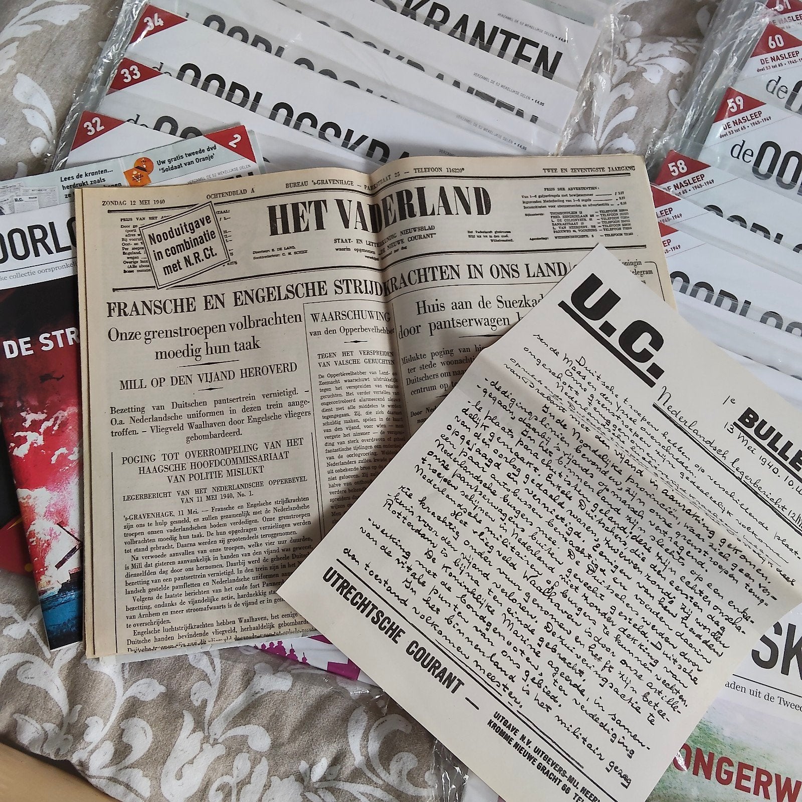 De Oorlogskranten 1940-1945 - Complete Collectie, Boeken, Ophalen of Verzenden, Zo goed als nieuw, Krant