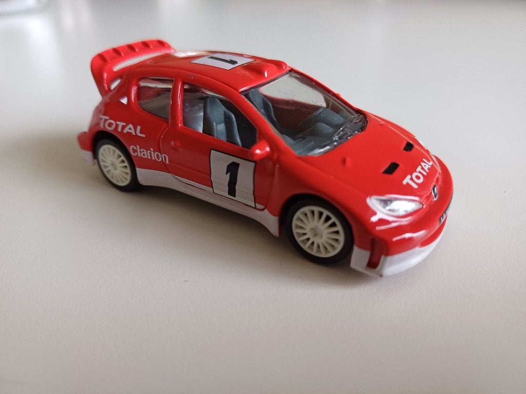 Norev Peugeot 206 wrc auto, Ophalen of Verzenden, Gebruikt, Auto
