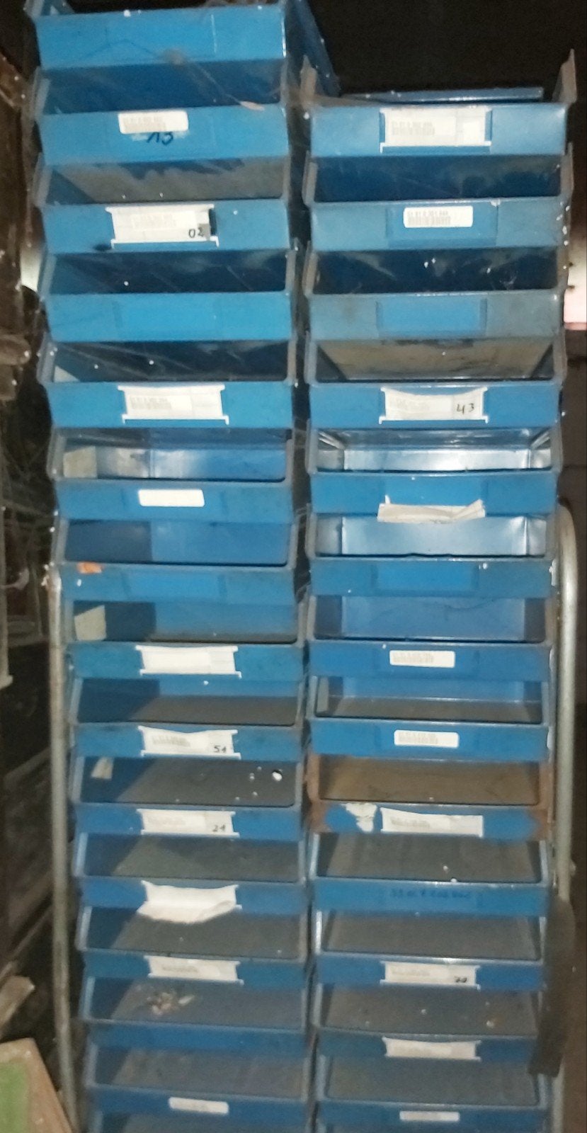 Bakken industriele magazijnbakjes decoratie, Ophalen