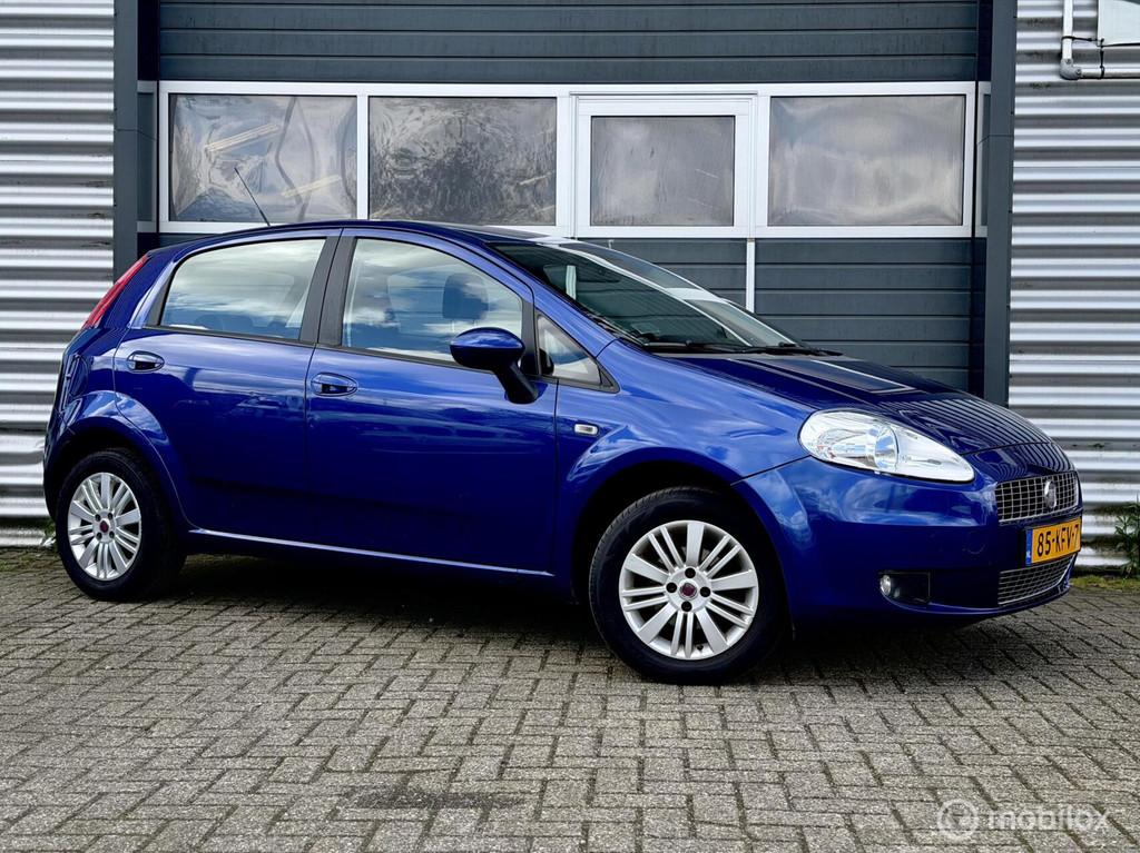 Fiat Grande Punto 1.4 2009 5D|Clima|15 Inch|Nwe Distributie|, Auto's, Voorwielaandrijving, Stof, Zwart, 4 cilinders