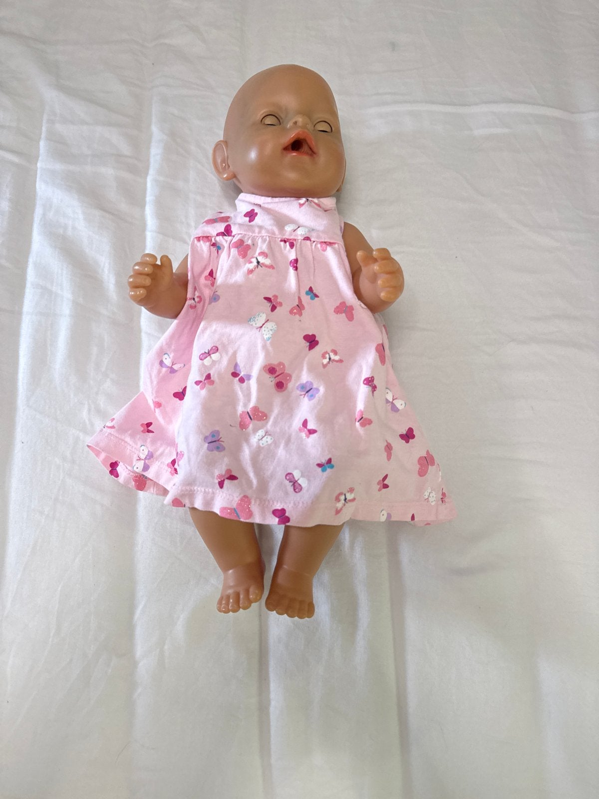 Levensechte Babypop zoekt nieuw huisje (zonder kleding), Ophalen of Verzenden, Zo goed als nieuw, Babypop