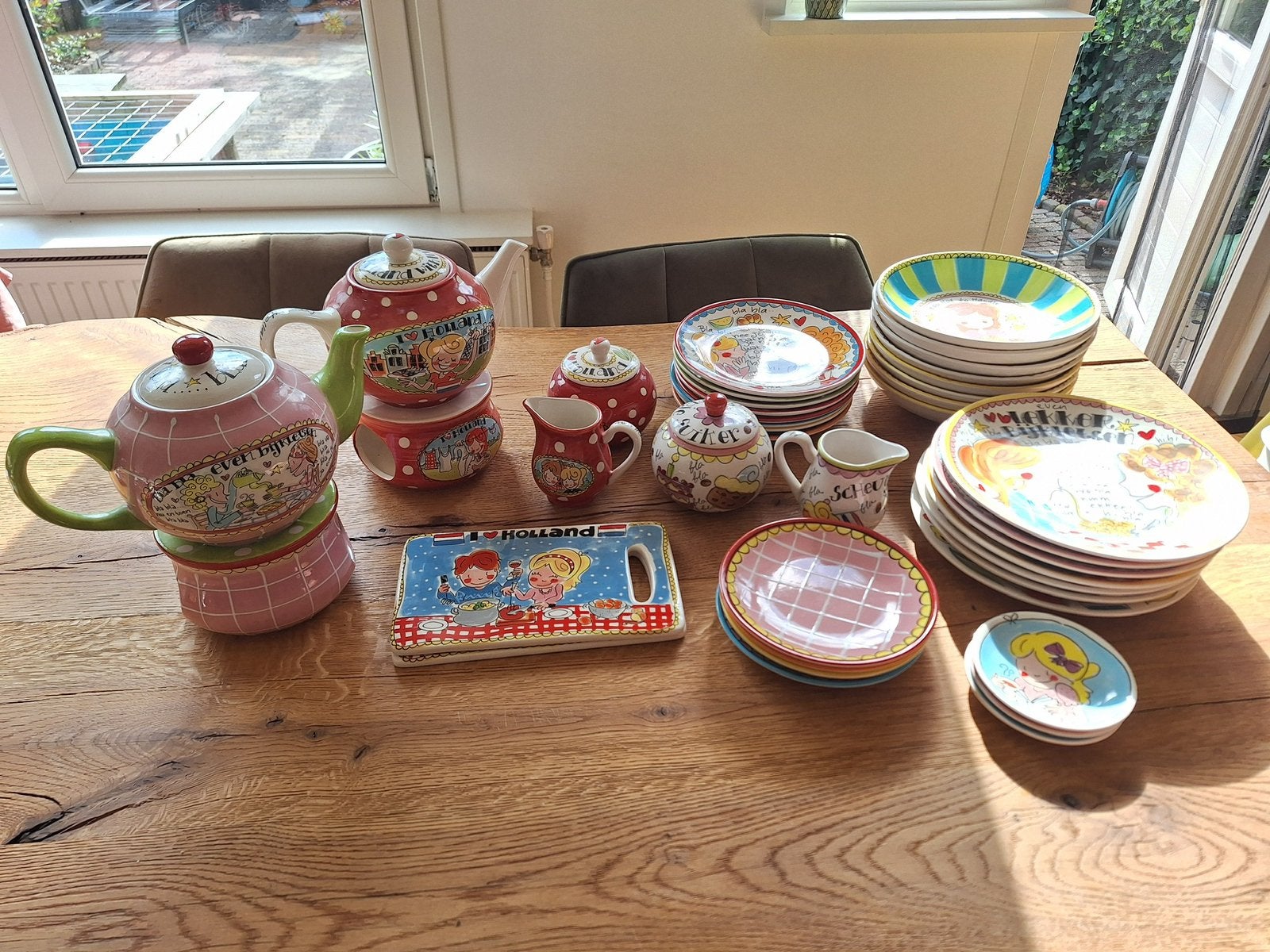 Blond Amsterdam Servies, Ophalen of Verzenden, Gebruikt