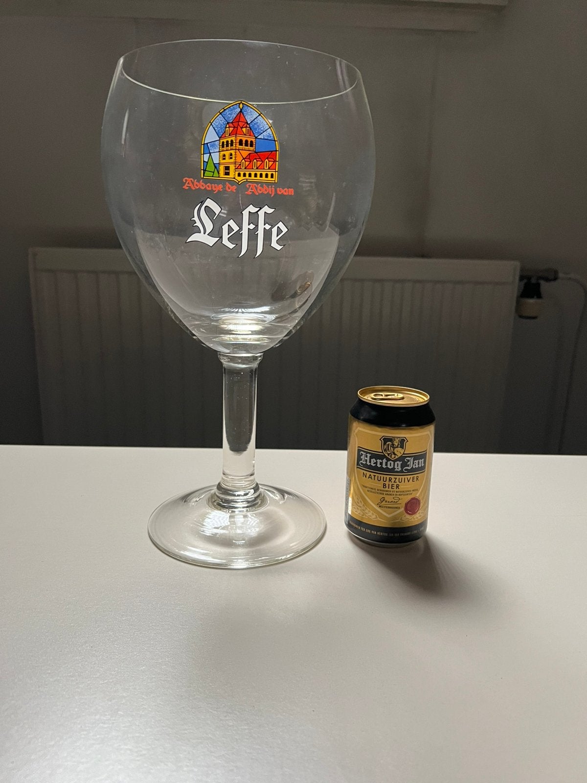 Super Groot LEFFE Bierglas - Abdij van Leffe - Hoogte 34 cm, Ophalen, Nieuw, Bierglas