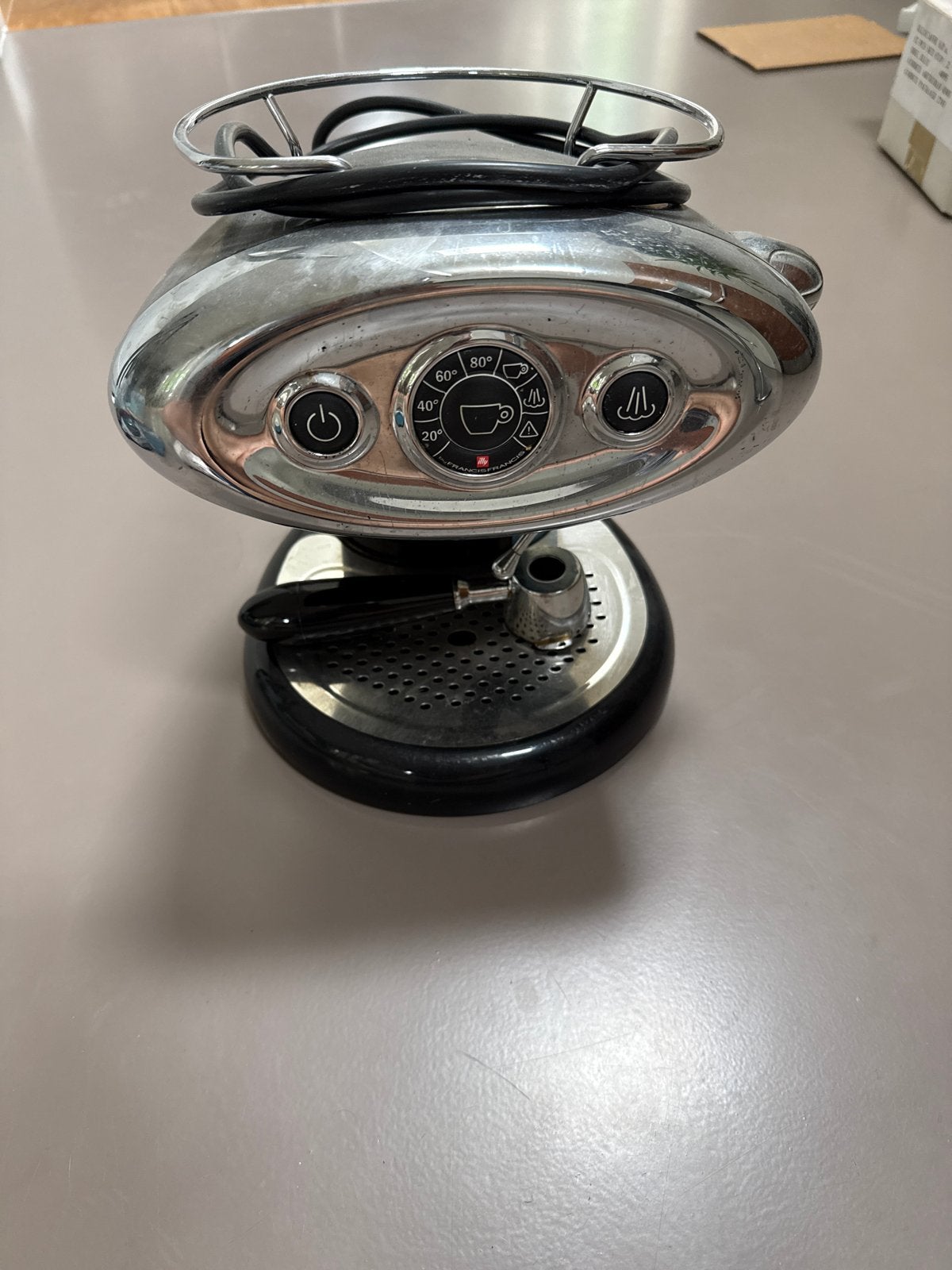 Illy Retro Espresso Apparaat - Gebruikt, Koffiepads en cups, Gebruikt, Espresso apparaat, 1 kopje