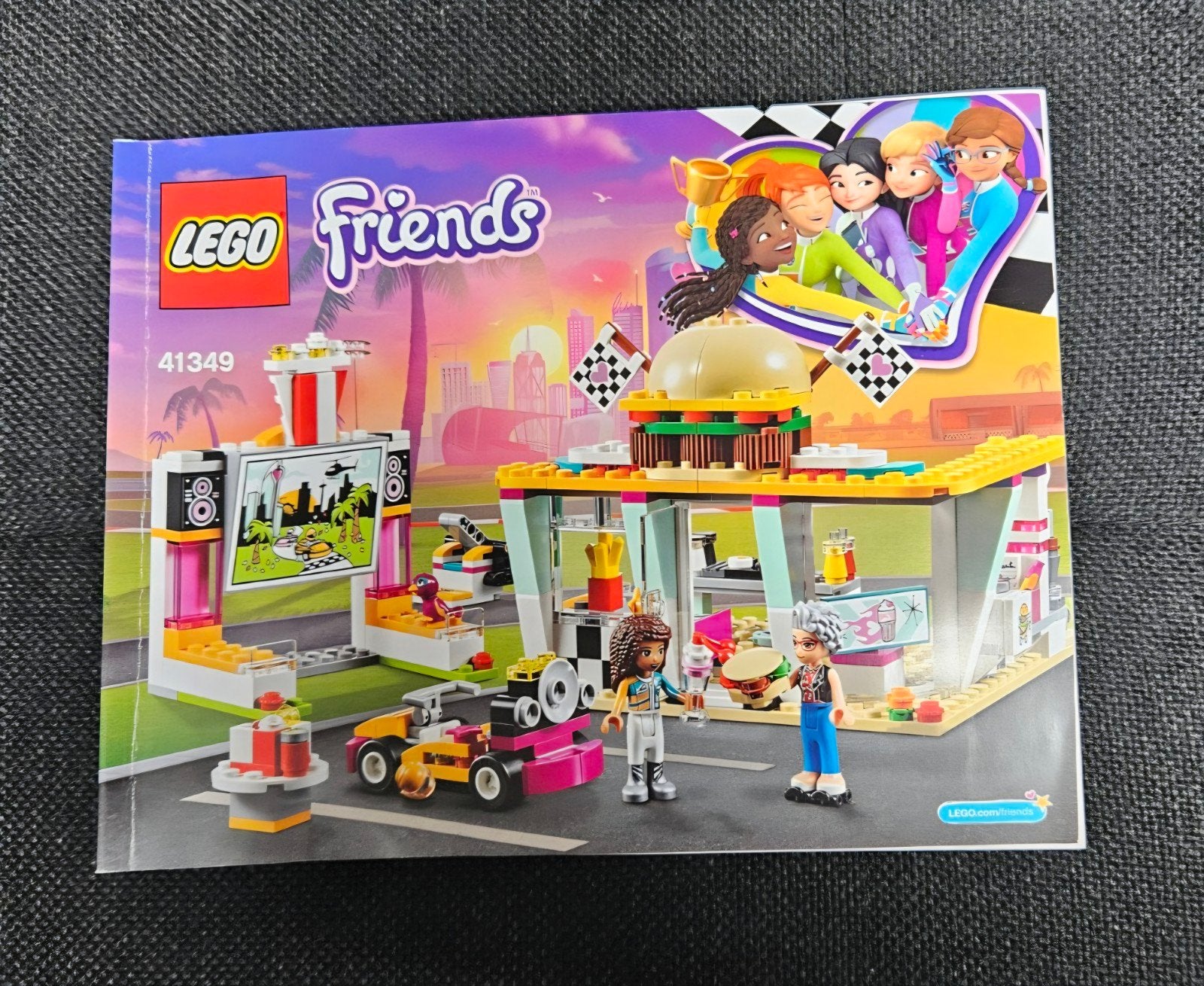 Lego friends Go-kart diner, 41348, Lego, Friends, Ophalen of Verzenden, Zo goed als nieuw