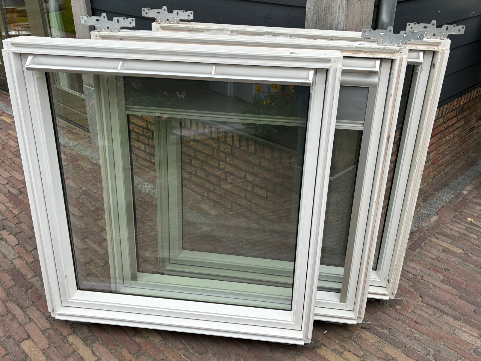 3x VELUX SK06 wit dakraam 114x118, Ophalen, Gebruikt, 80 tot 120 cm, 80 tot 120 cm