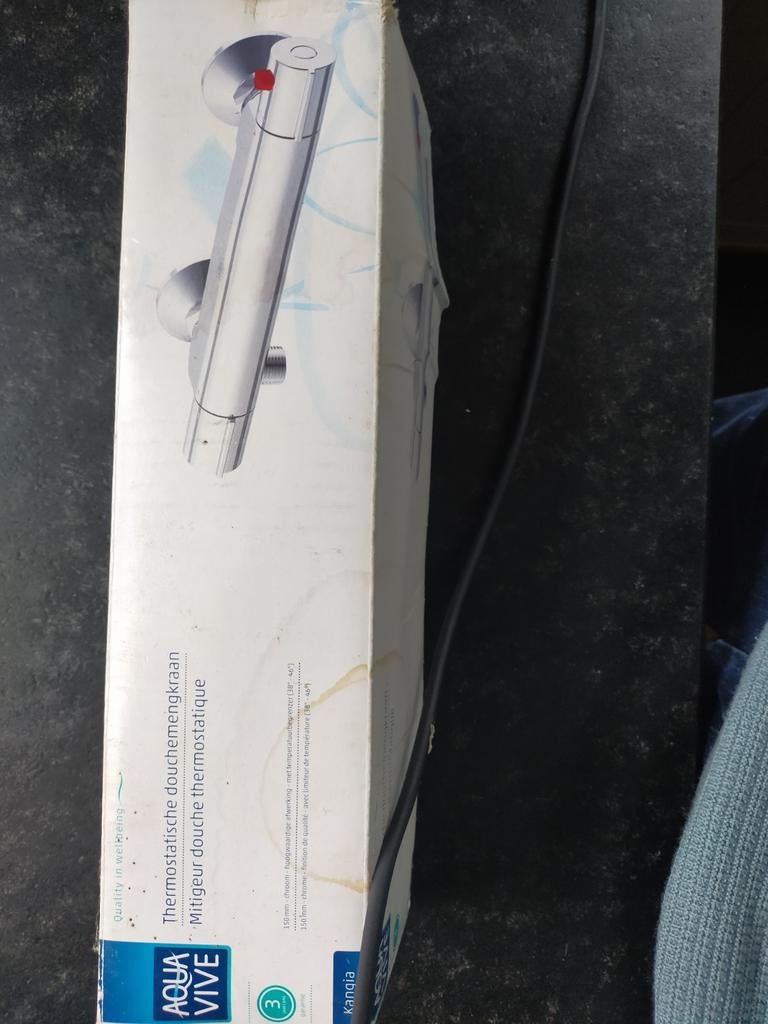 Aqua Vive Thermostatische Douchekraan Chroom, Ophalen of Verzenden, Nieuw, Chroom, Kraan