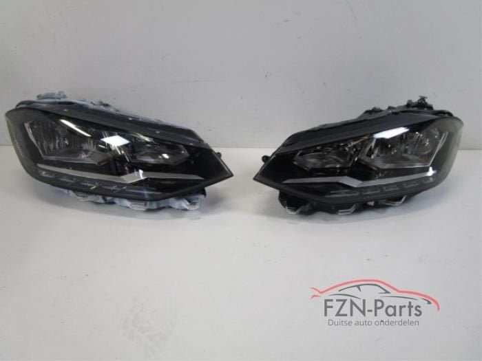 VW Golf Sportsvan Facelift Halogeen H7 Koplamp Set, Ophalen of Verzenden, Gebruikt