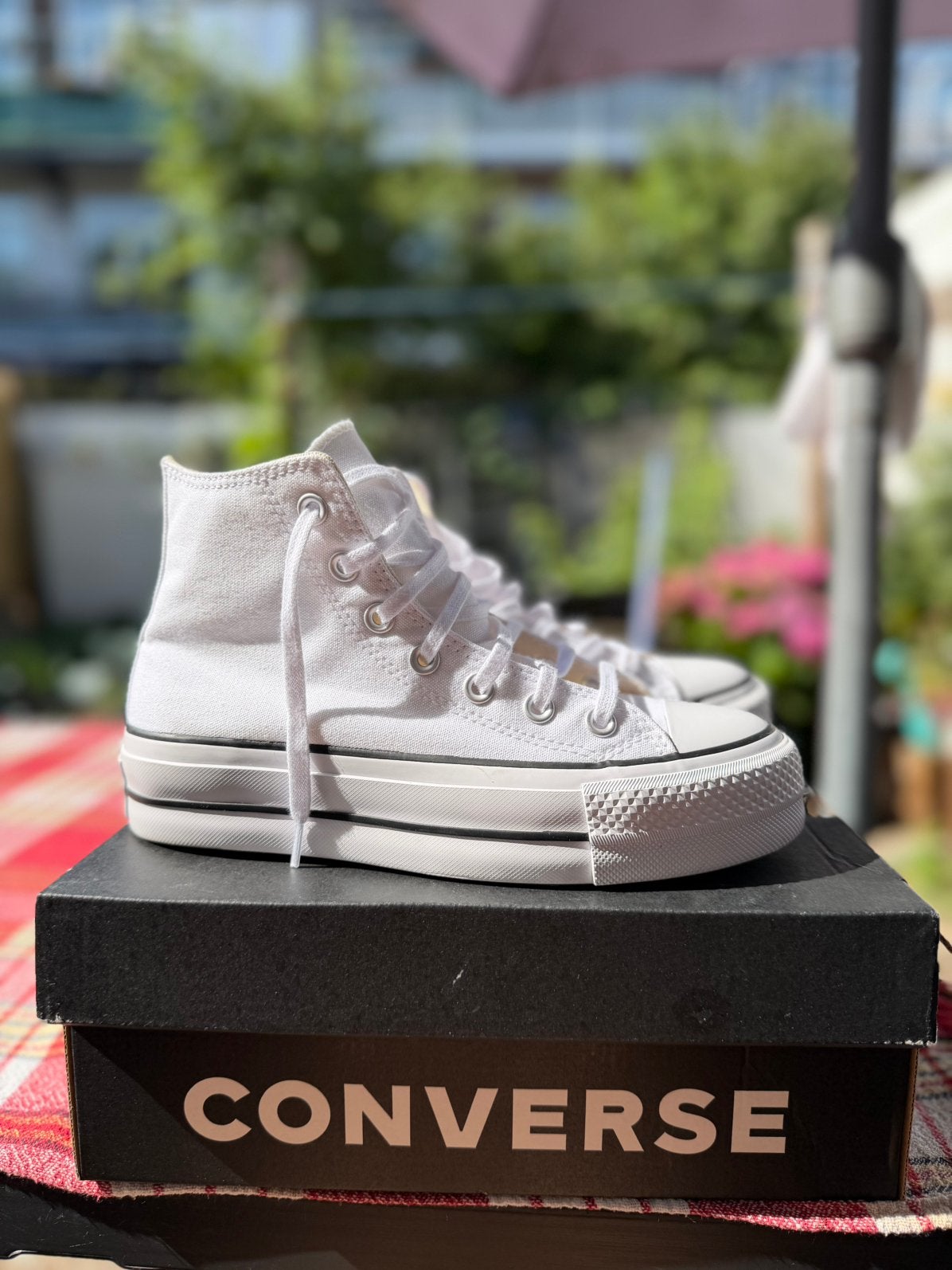 Converse Chuck Taylor All Star Lift Platform Wit - Maat 37, Ophalen of Verzenden, Nieuw, Wit