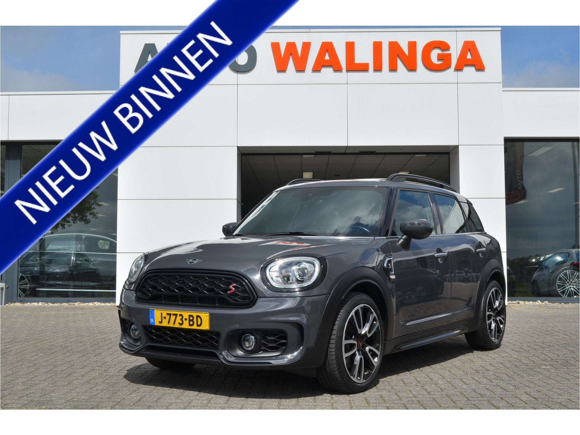 MINI Countryman 2.0 Cooper S Hammersmith | Leer | Panoramada, Parkeersensor, SUV of Terreinwagen, Zilver of Grijs, 5 stoelen