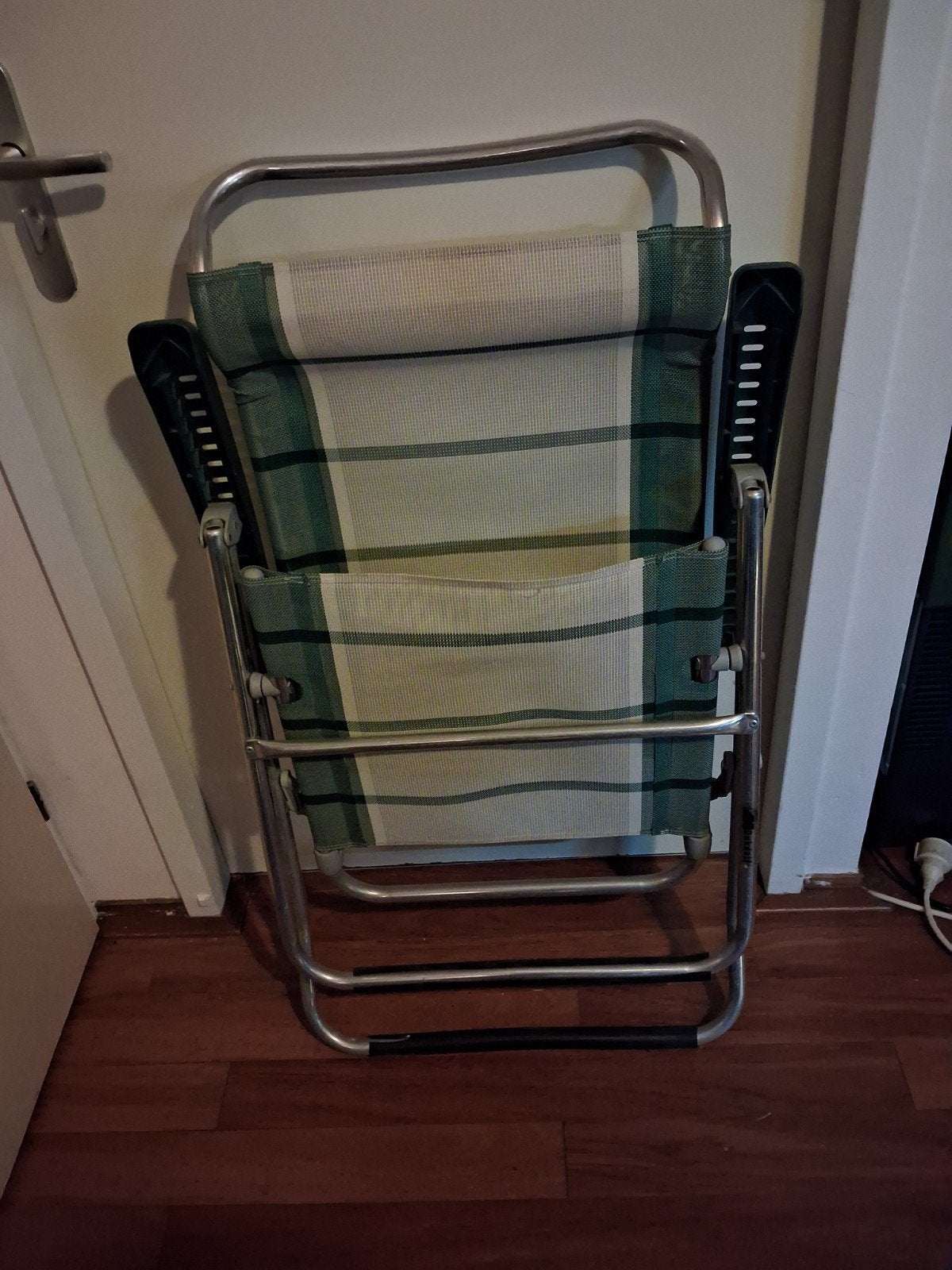 Vintage Dukdalf opvouwbare campingstoel - 8 standen, Ophalen, Gebruikt, Aluminium, Inklapbaar