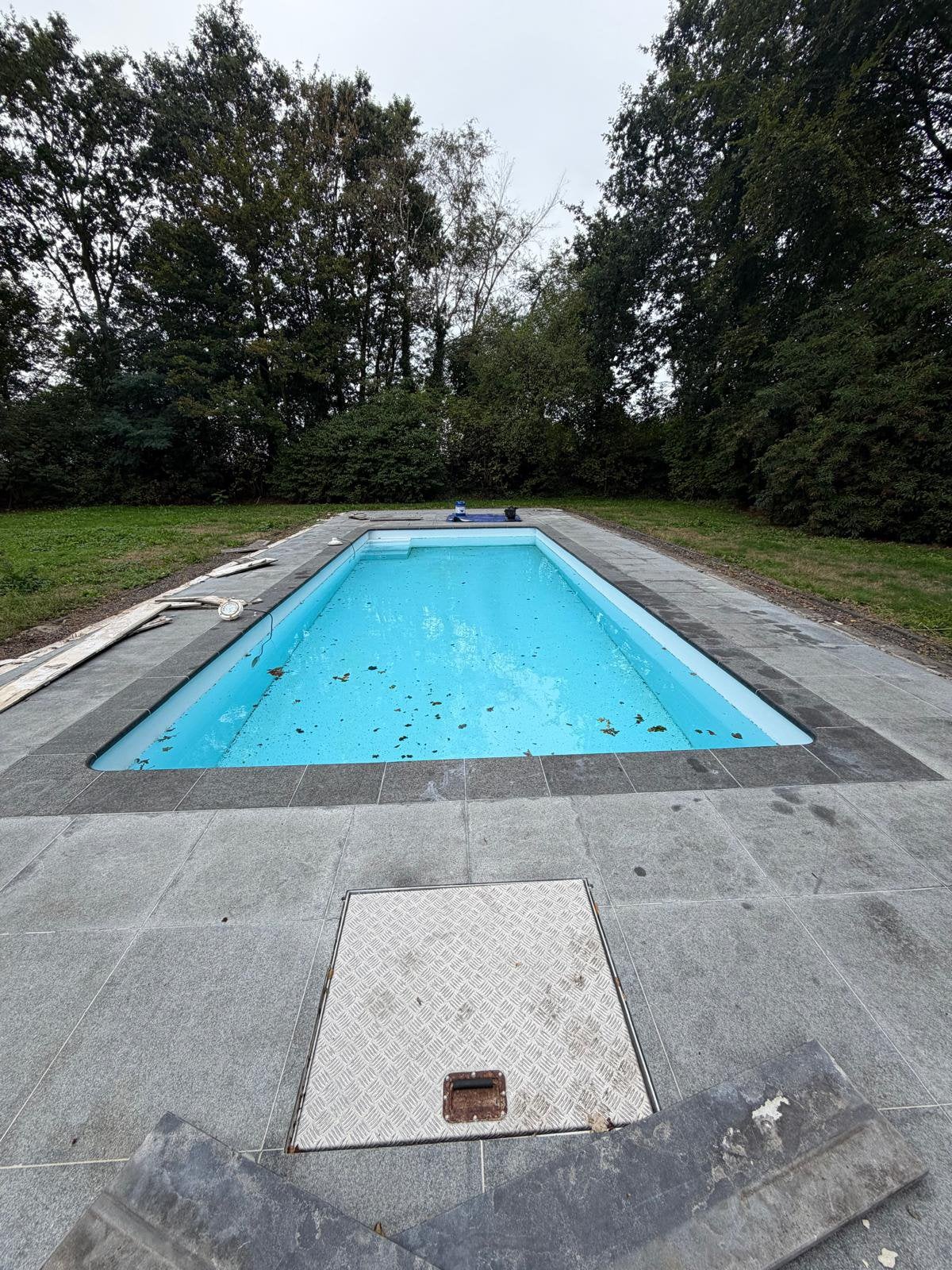 Veltmann kunststof zwembad 4x10x1,5, Tuin en Terras, Ophalen, Zo goed als nieuw