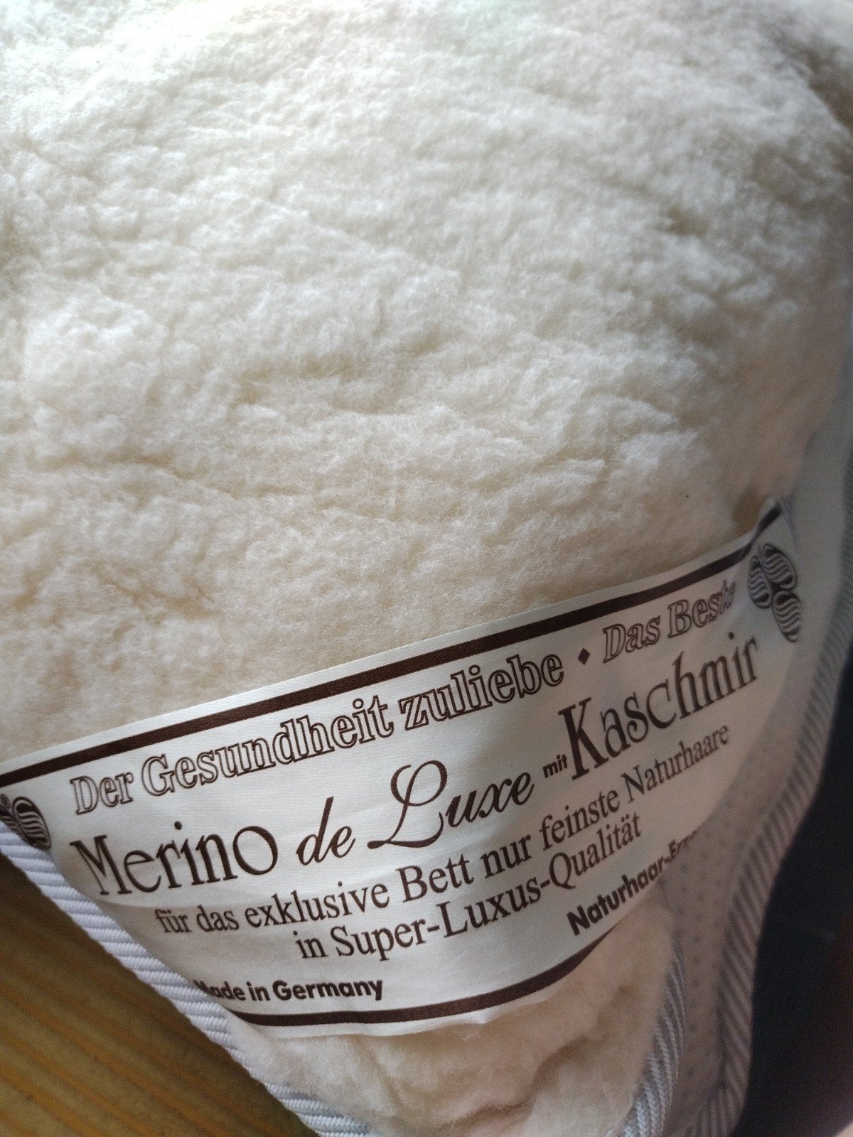 MERINO KASHMIR  DE LUXE SLAAPKUSSENS, Ophalen