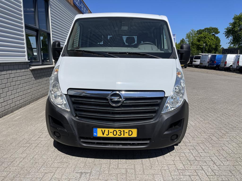 Opel Movano 2.3 CDTI 125pk L2 DC 7 persoons / rijklaar € 1, Gebruikt, Huisgarantie, Met garantie (alle), Wit