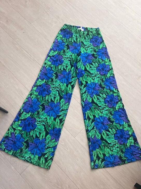 Stieglitz Bloemenprint Broek Maat 36 (S), Meerkleurig, Ophalen of Verzenden, Zo goed als nieuw, Maat 36 (S)