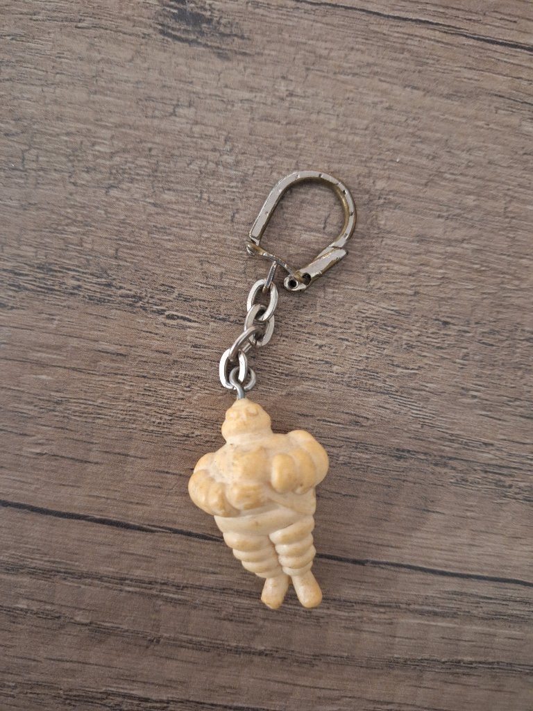 Vintage originele Michelin bibendum figuurtje sleutelhanger, Ophalen of Verzenden, Gebruikt