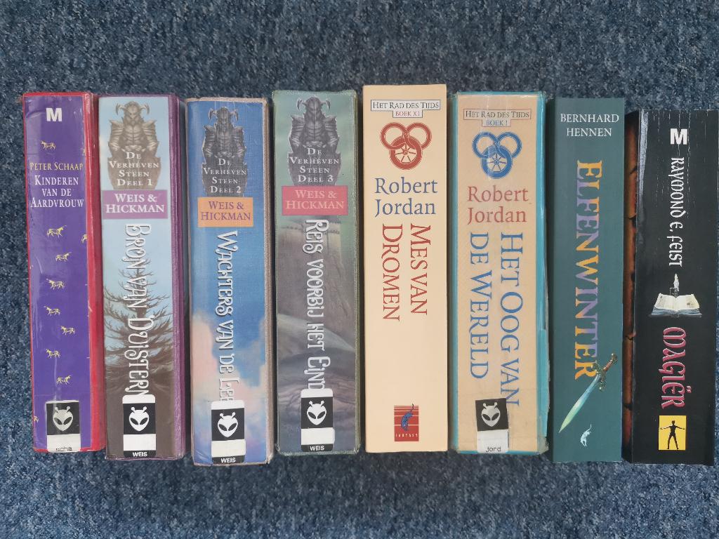 Fantasy boeken, oa Robert Jordan, Weis & Hickman, Ophalen of Verzenden, Gelezen, Oa Robert Jordan