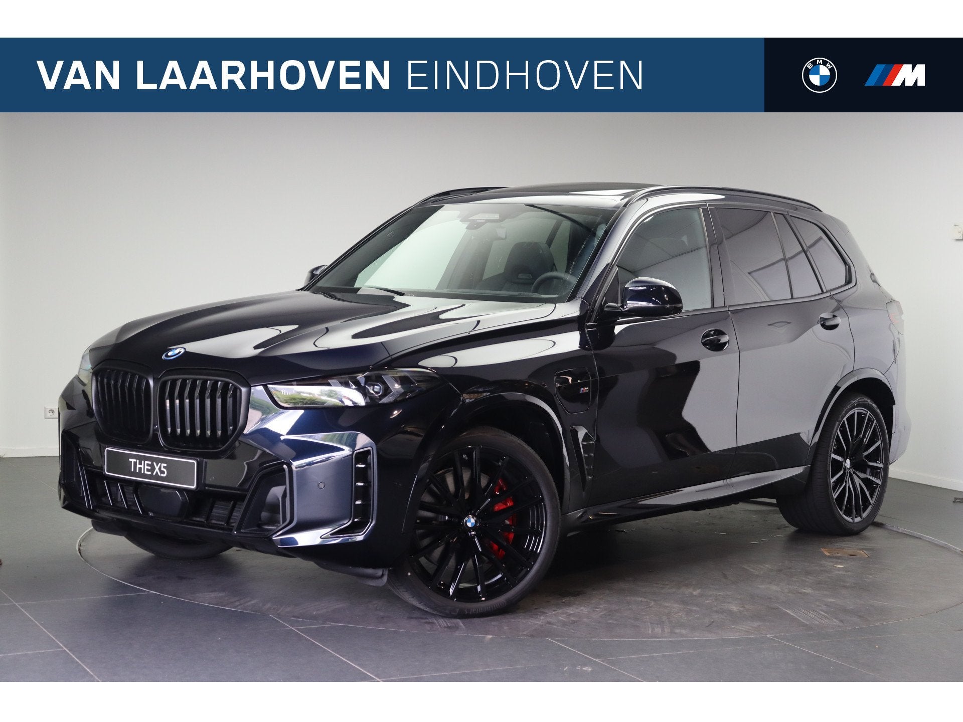 BMW X5 xDrive50e M Sport Automaat / Panoramadak / M Multifun, Auto's, Automaat, 2395 kg, Zwart, Leder