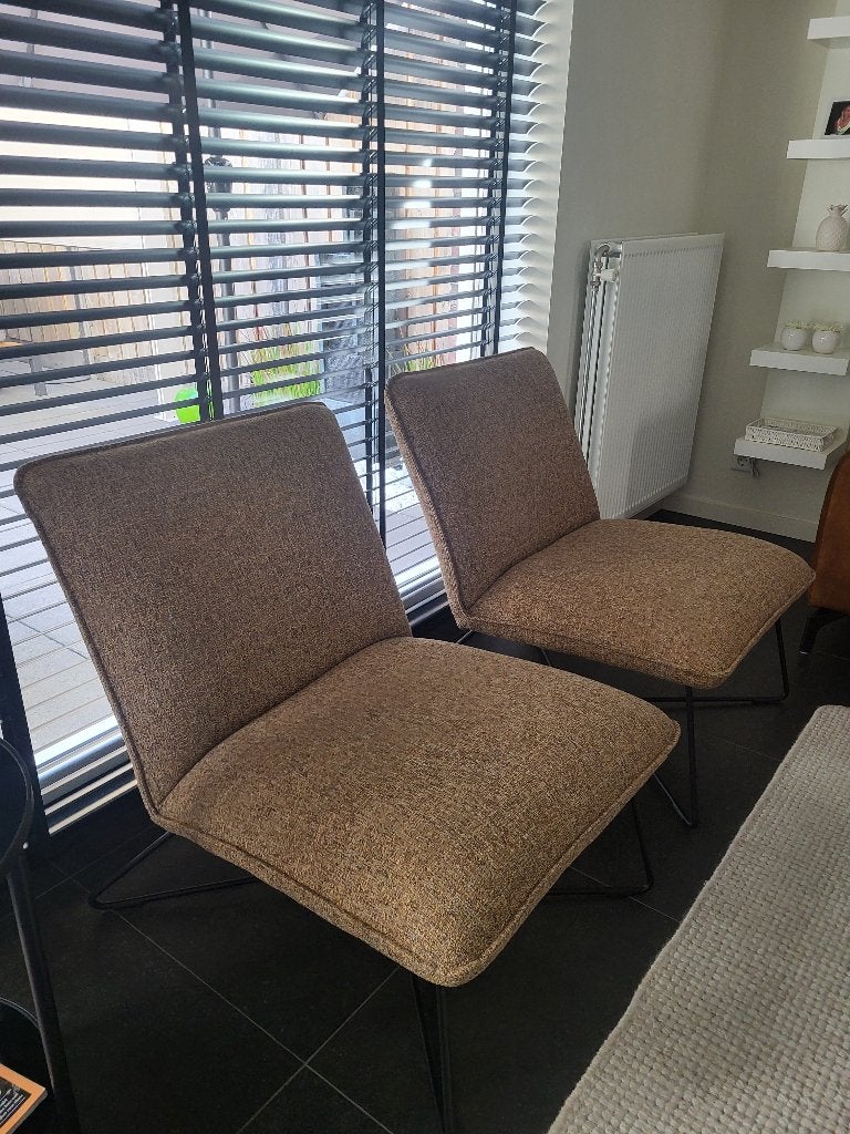 FAUTEUIL ALEJA 2 STUKS, Ophalen, 75 tot 100 cm, Zo goed als nieuw, Stof