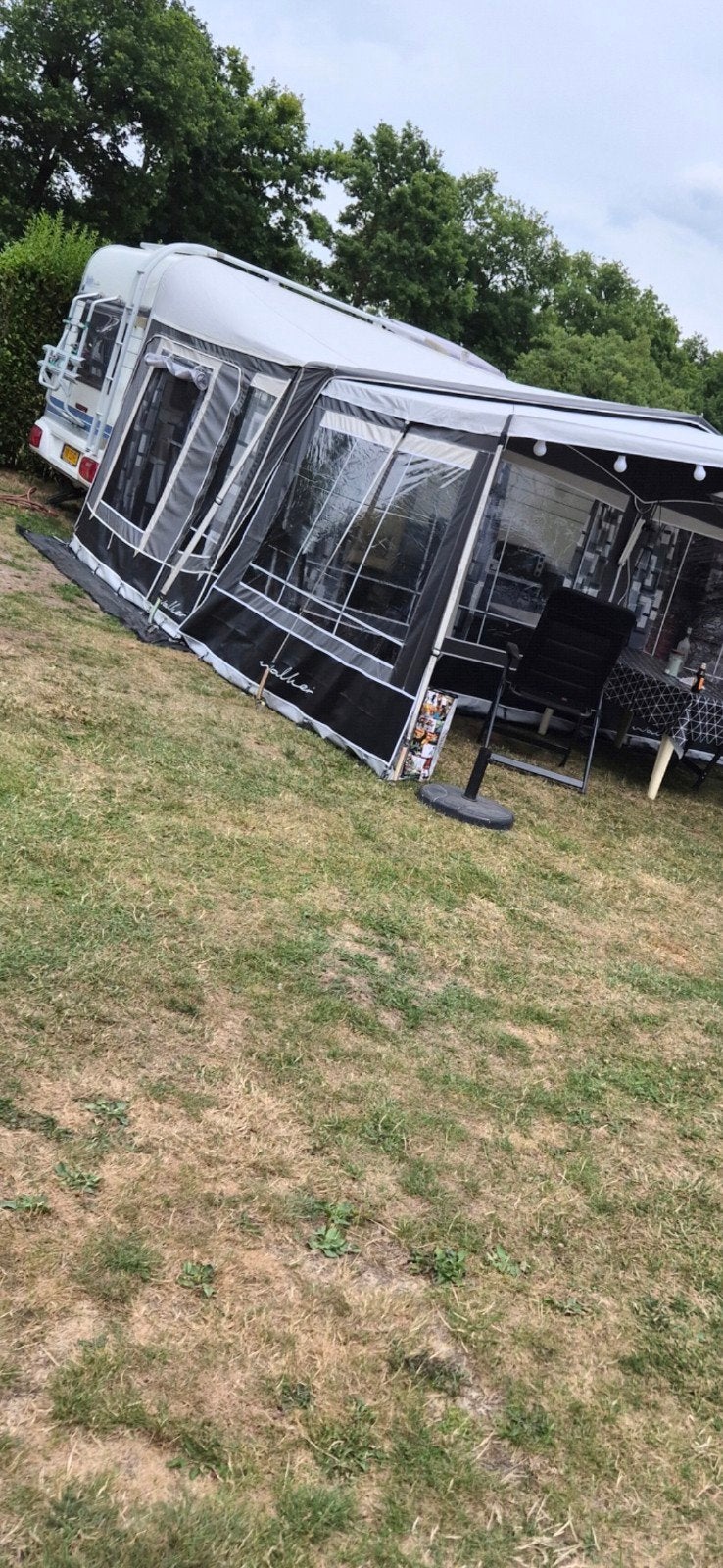 Walker atrium voortent 3 meter diep  met luifel  omloop 975, Ophalen, Zo goed als nieuw, Walker Campingstyle