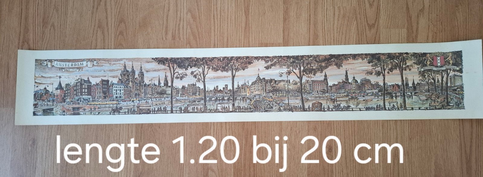 Vintage Poster Amsterdam 700 jaar bestaan 1975, Ophalen of Verzenden