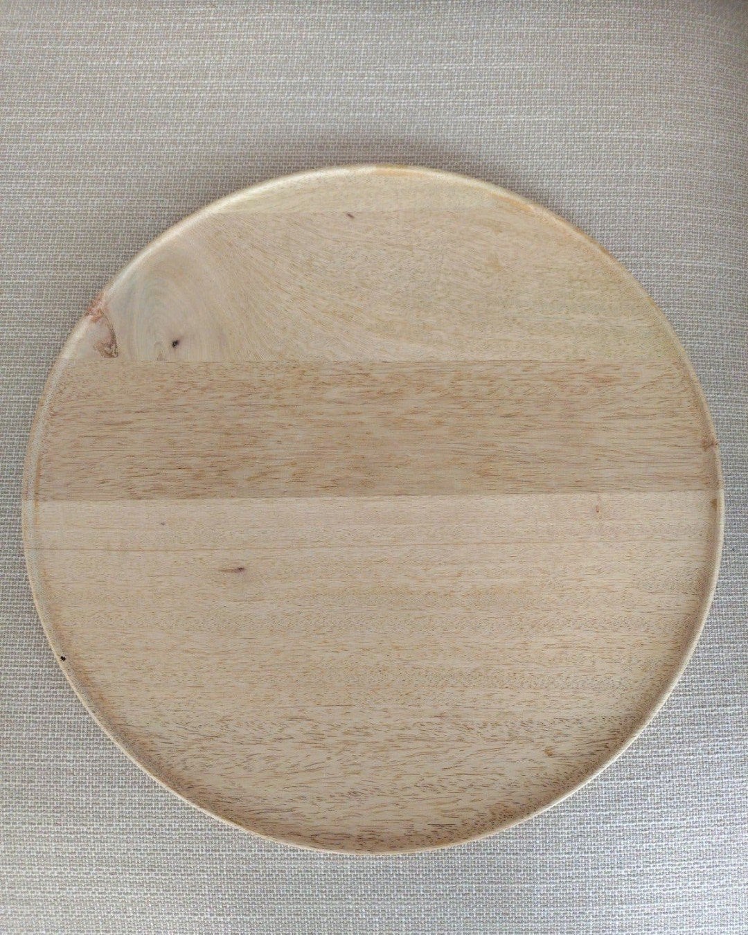 Mango houten ronde kaarsen plateau 37 cm, Ophalen