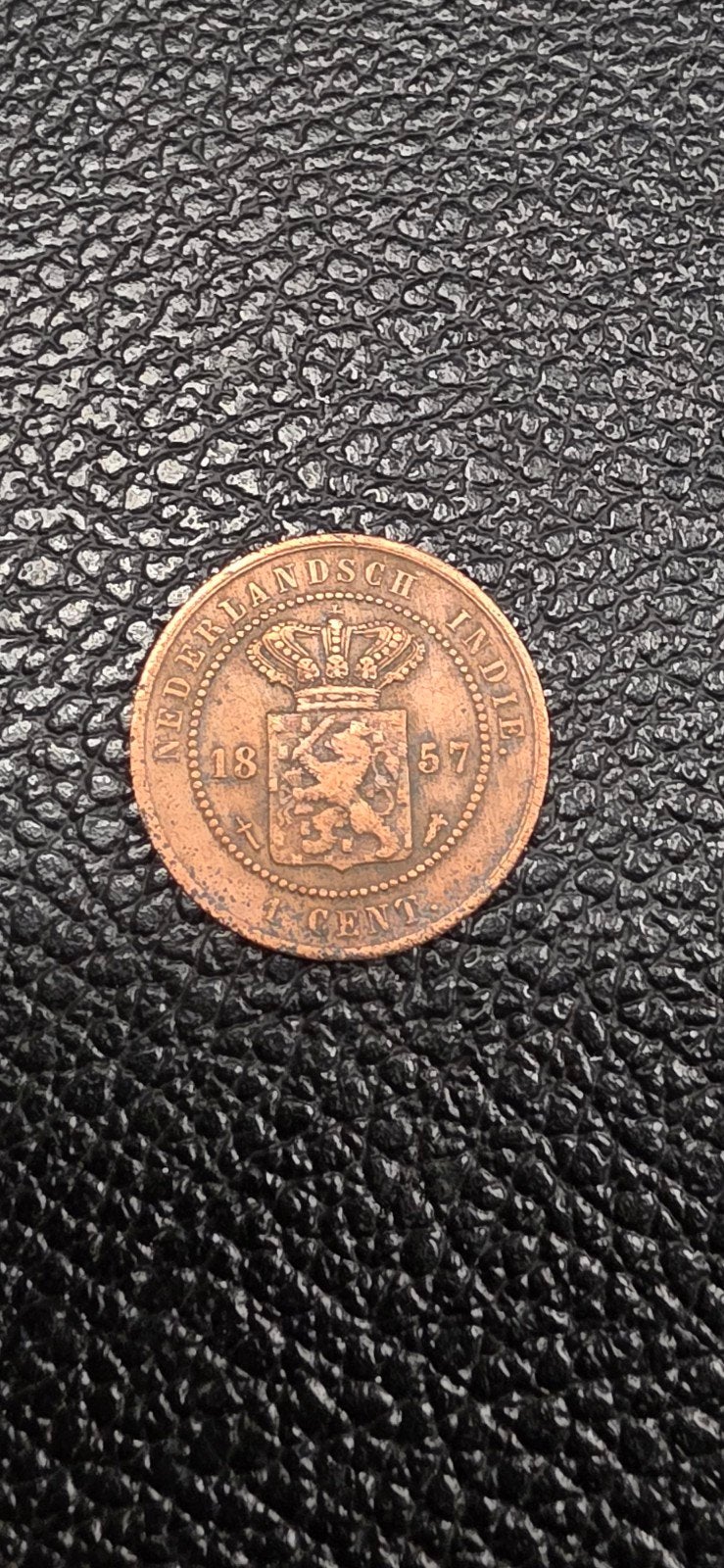 5#     Nederlands indië 1 cent 1857, Ophalen of Verzenden, Zuidoost-Azië