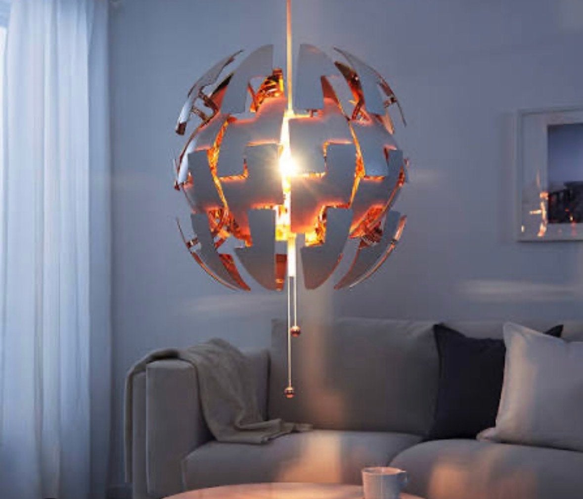 Ikea PS 2014 hanglamp - 52 cm - Gebruikt, Ophalen of Verzenden, Gebruikt, Metaal