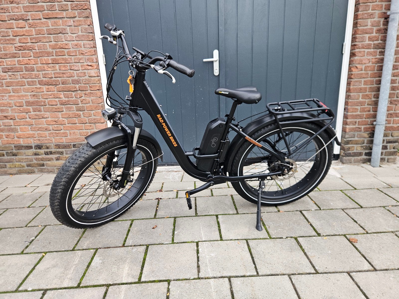 Set Rad Power Bikes RadRhino elektrische fiets, Onbekend, Zo goed als nieuw, Onbekend, 50 km per accu of meer