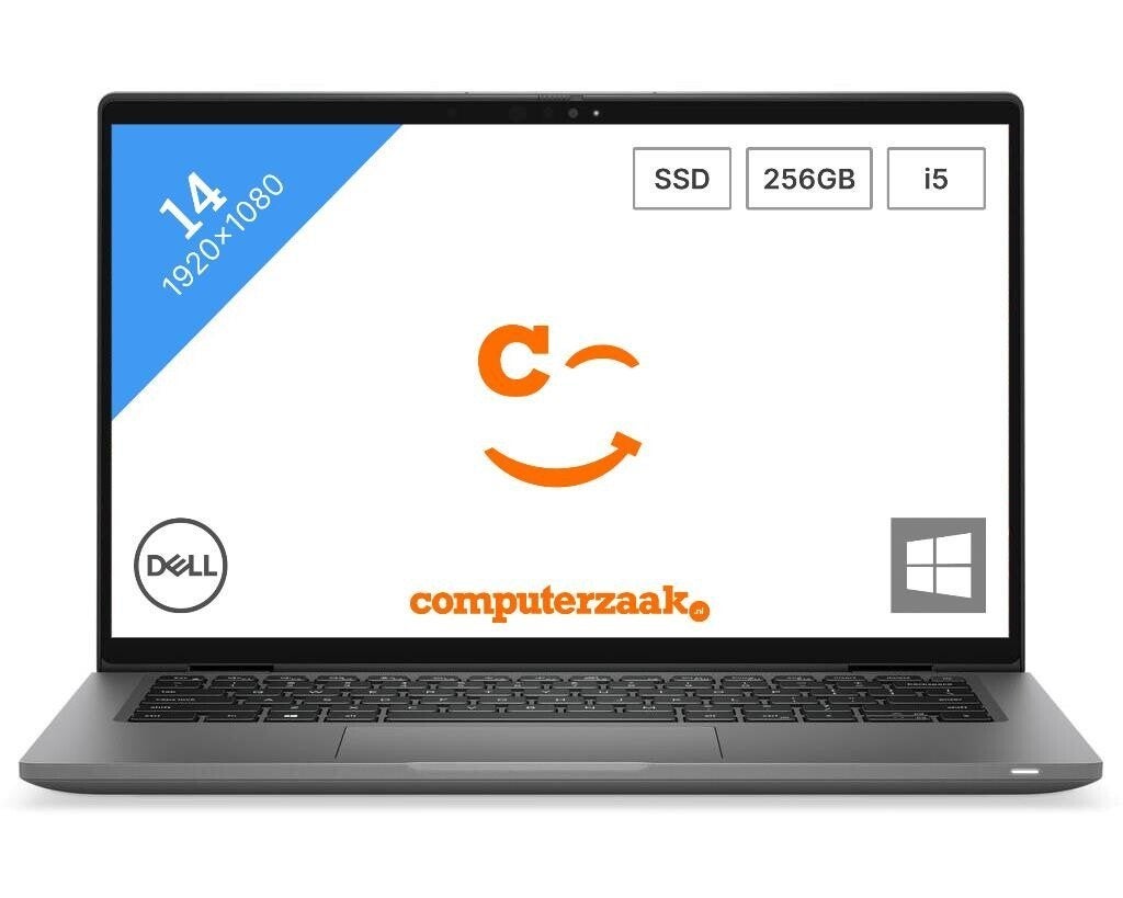 Dell Latitude 7430/Intel Core i5/8GB/256GB SSD/Windows 11, Computers en Software, 256 GB, 2 tot 3 Ghz, Qwerty, 8 GB