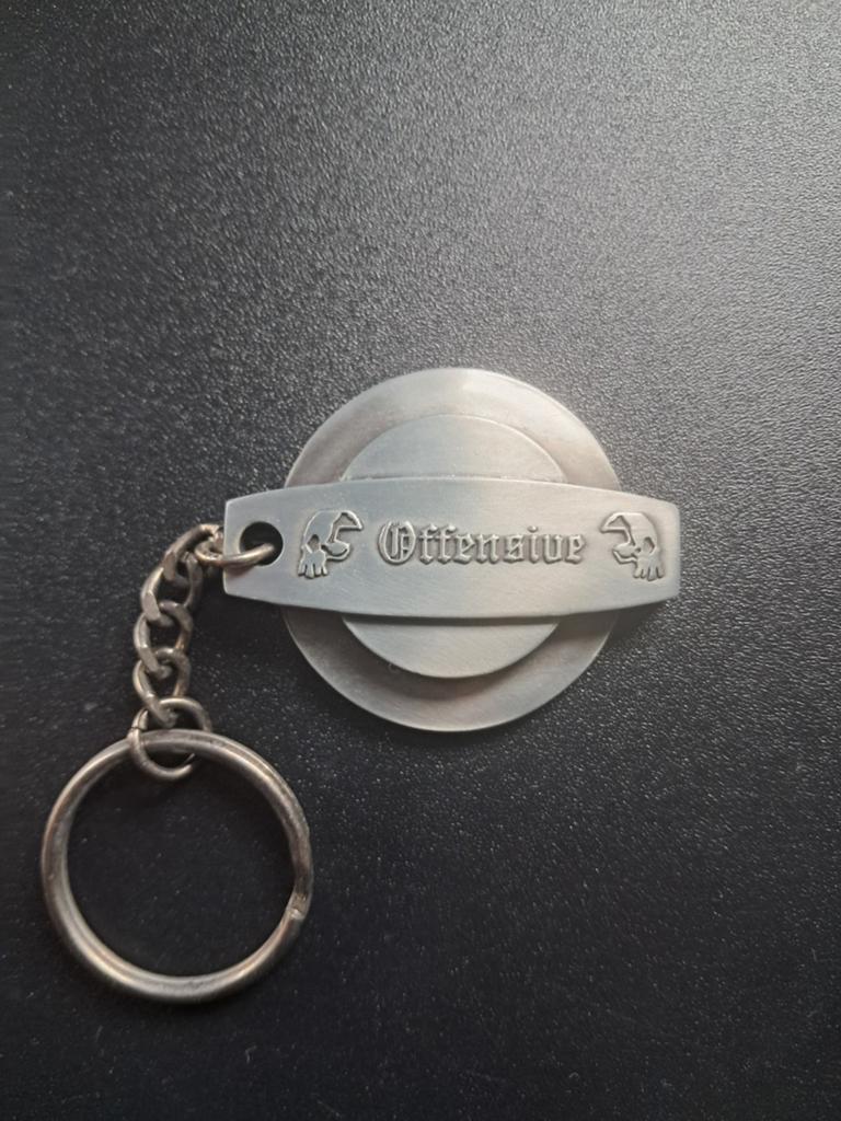 Offensive Dj Paul Elstak sleutelhanger Hardcore Thunderdome, Ophalen of Verzenden, Zo goed als nieuw