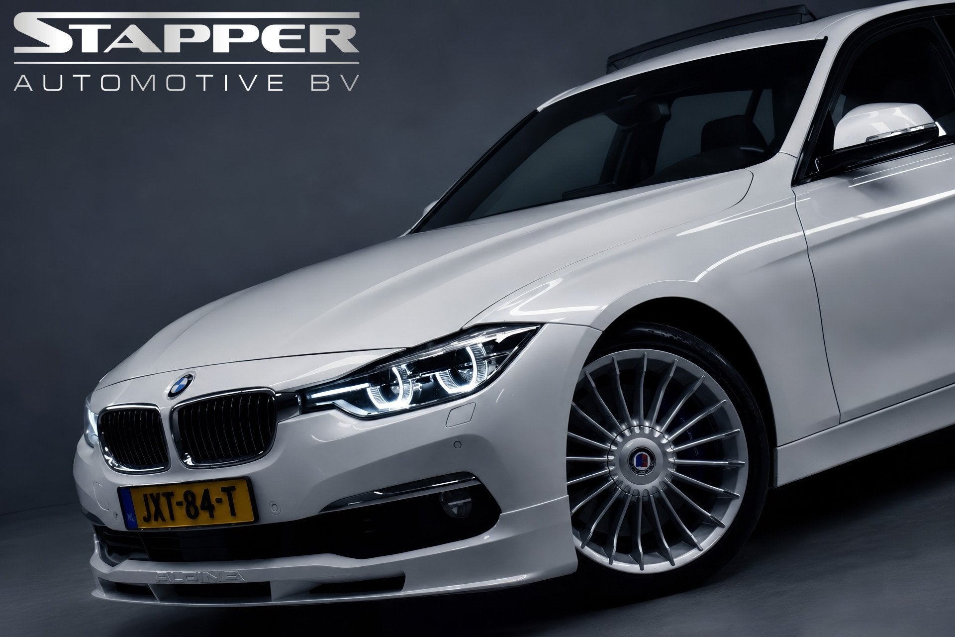 BMW 3-serie Alpina B3 Biturbo Touring Allrad nr. 380 410pk A, Auto's, Stof, Wit, Vierwielaandrijving, 3-Serie
