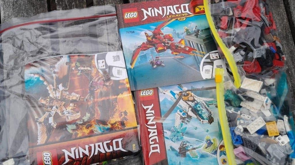 Ninjago Lego 71704, 71718 en 70673, Compleet, Lego, Ophalen of Verzenden, Zo goed als nieuw
