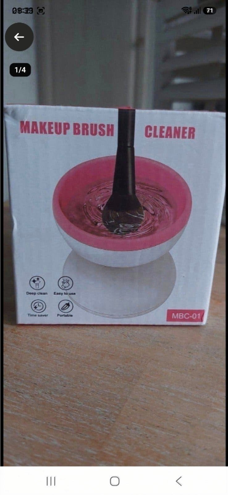 NIEUW 😊  Make-up kwastenreiniger  met usb kabel, Ophalen of Verzenden, Nieuw, Gehele gezicht